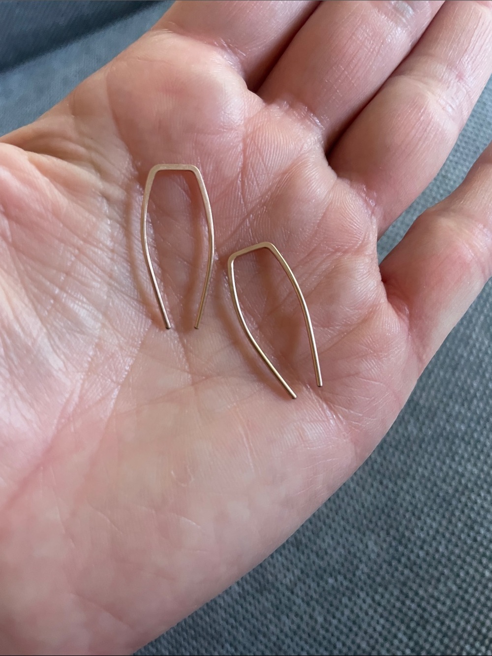 Rose Gold Open Hoop Earrings - Women Jewelry